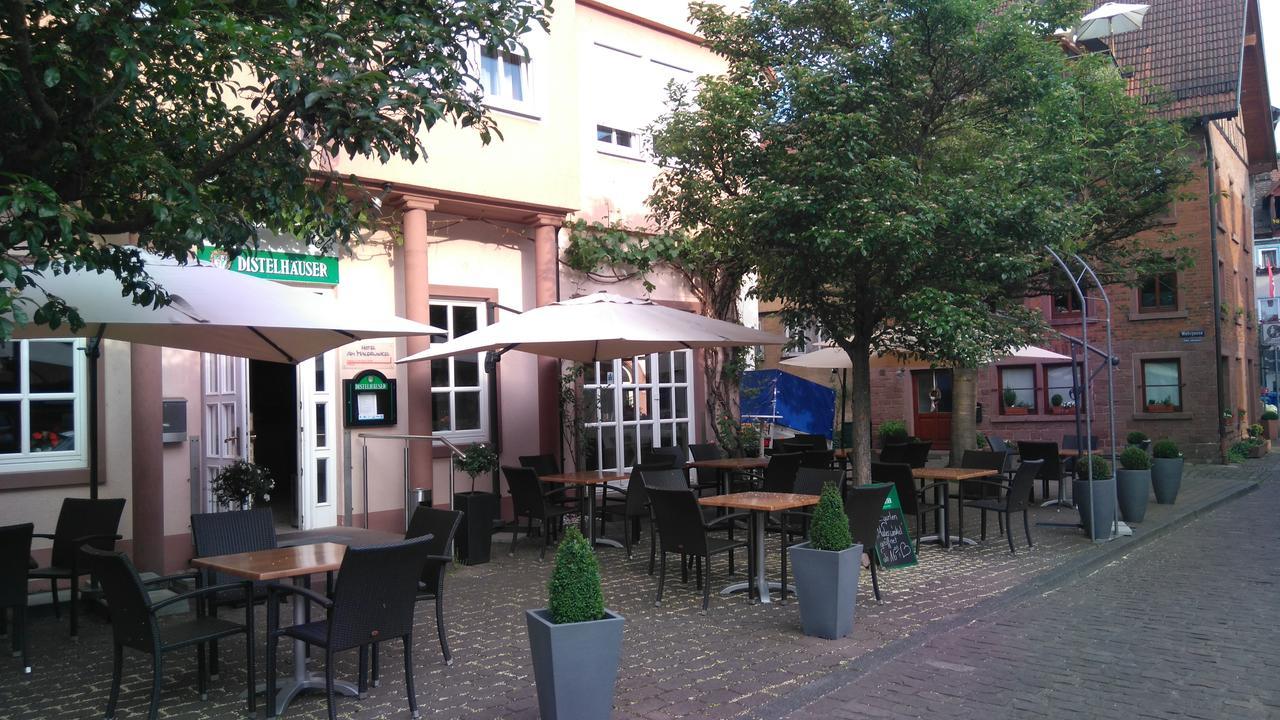 Hotel Loewensteiner Hof Haus Am Neuplatz Wertheim Eksteriør bilde